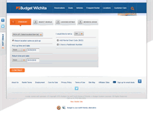Tablet Screenshot of budgetwichita.com
